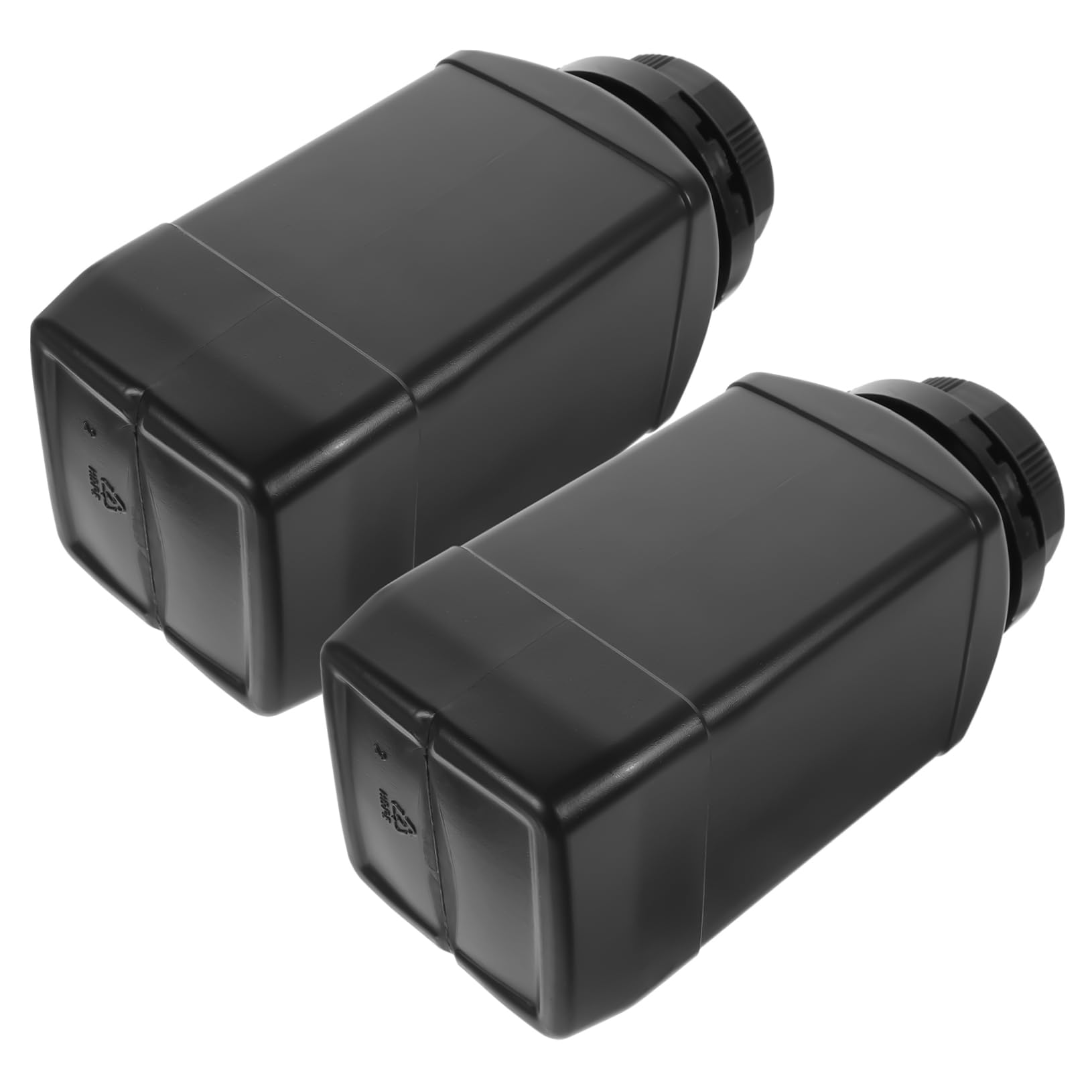 HEALEEP 2pcs 1000ml Wide Mouth Reagent Bottles Chemical Vial Bottles Screw Cap