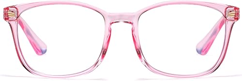 DUCO Gafas de luz azul para niños, para computadora y juegos, anti UV, lentes de luz azul para niños de 6 a 10 años, K028