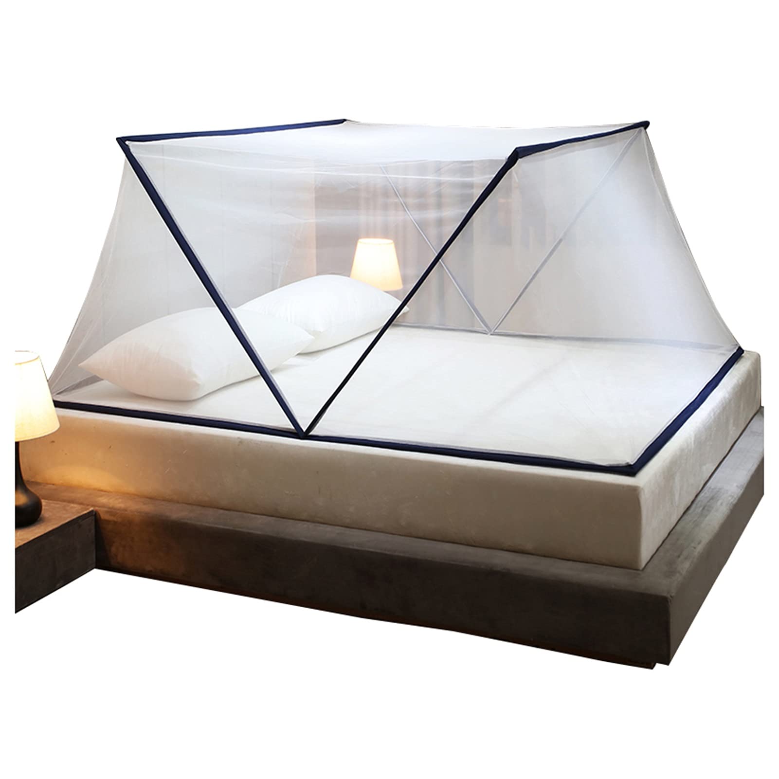 Moustiquaire pliable de camping et de chambre lit adulte ou enfant gain de place