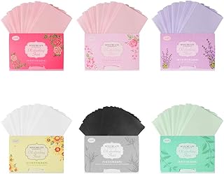 Oil Blotting Paper, 6 Pack of Oil Absorbing Tissues Organic Blotting Paper for Makeup, Oily Skin Care (600 Sheets)