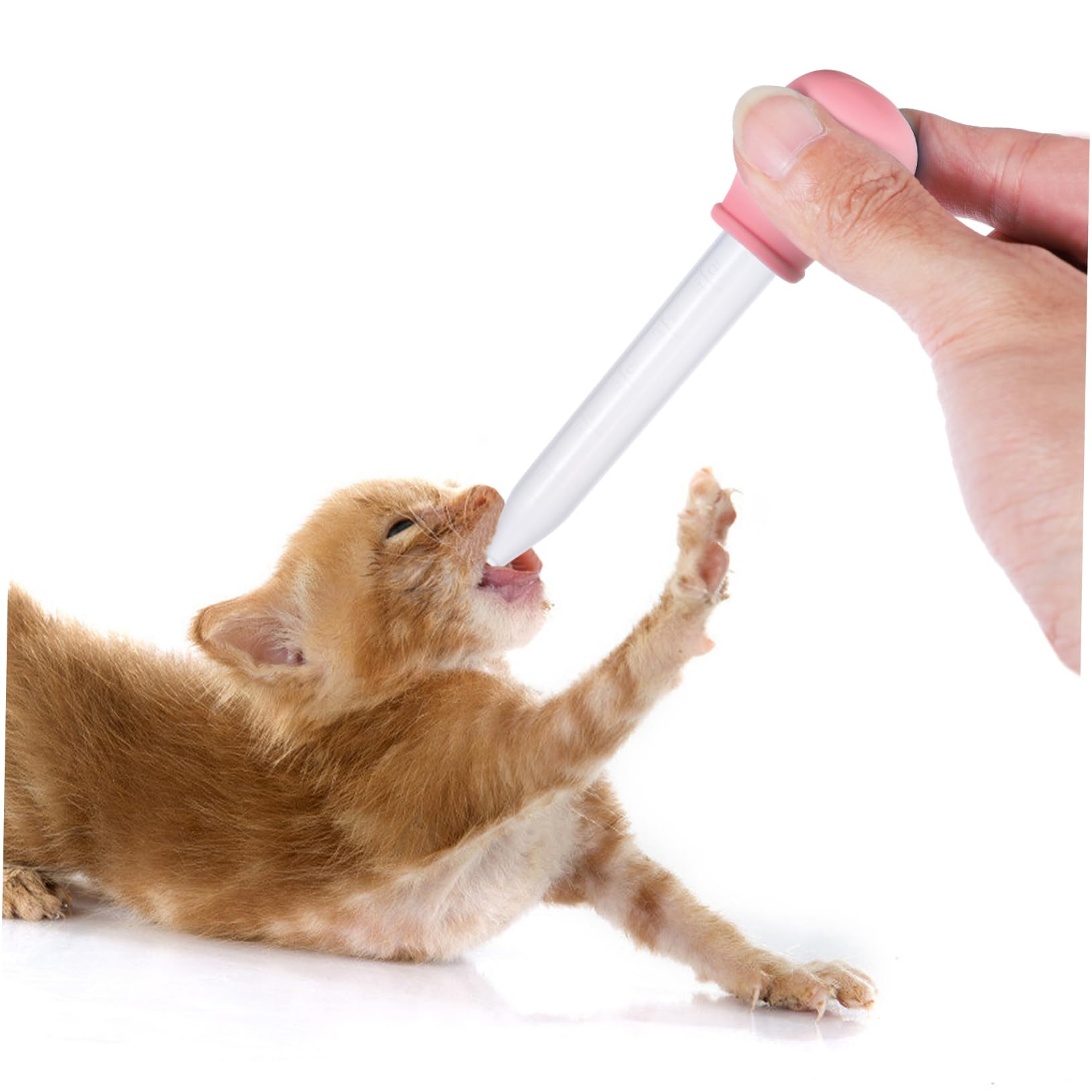 Happyyami Pet Supplies Kitten Milk Feeder Cat Pacifier for Sucking Drip- Dropper Bottle for Pet Feeding