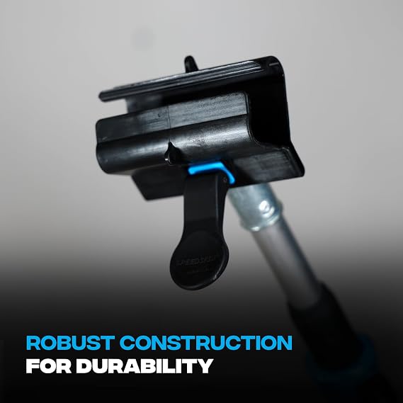 OX Pro Series QuickSkim Plastering Pole Attachment - Universal | Glass-filled nylon construction, compatible with QuickSkim 600, 900 & 1200, fits all threaded extension poles