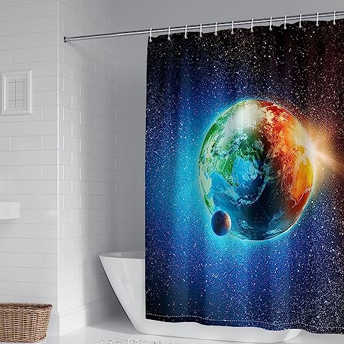 Rideau de douche espace 240x200cm KnSam en polyester imperméable - 2