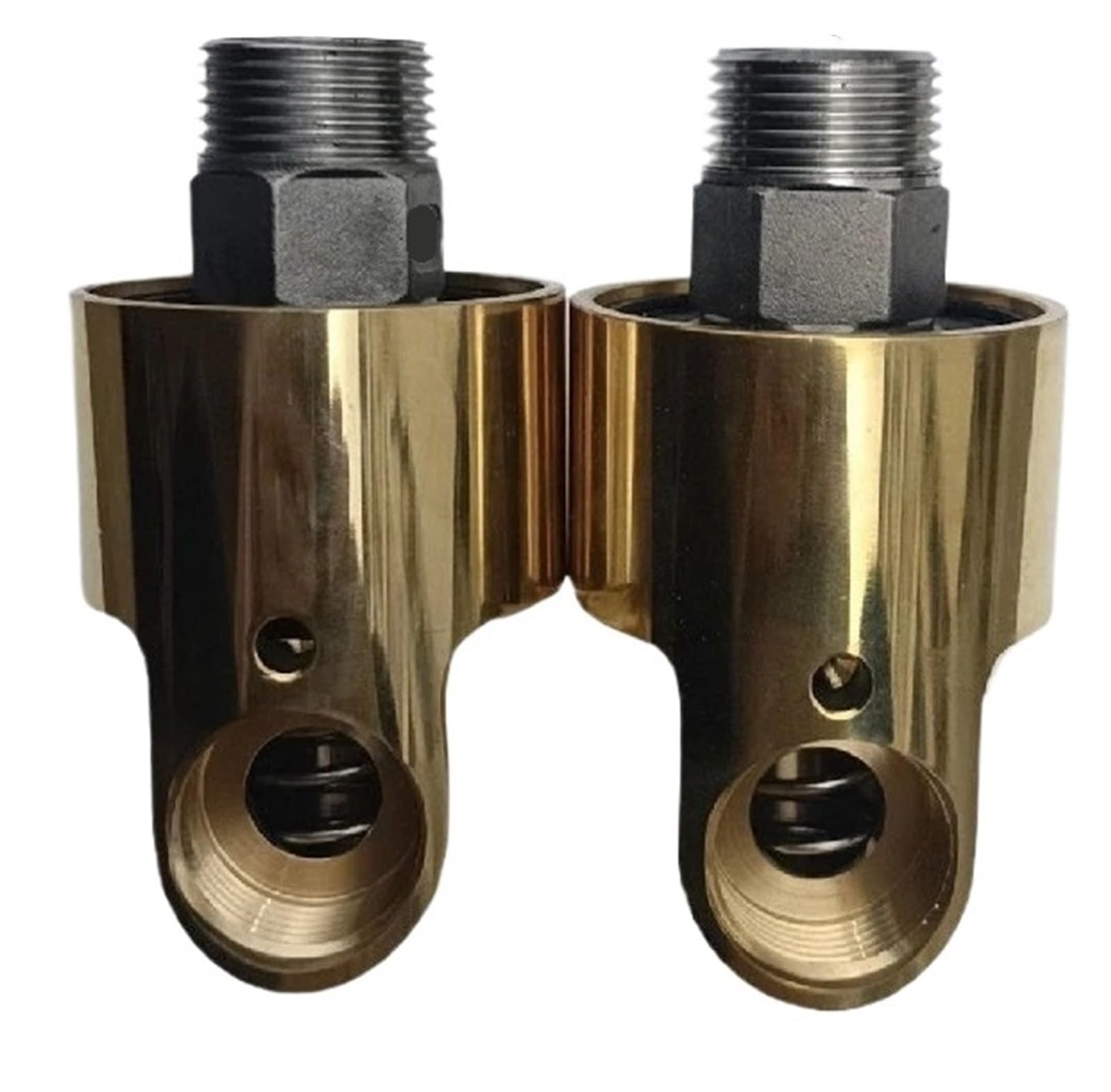 Junta giratoria HD10 DN10 de 3/8 pulgadas, junta giratoria 360, acoplamiento giratorio de agua, aire y aceite, conector universal de pulverización, Unión de rotación de latón(Right Thread)