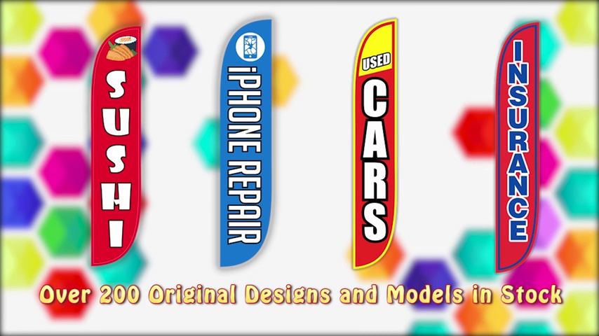 Bandiera Swooper Flutter Bandiera Pubblicitaria Swooper Con Piume - Foto 10