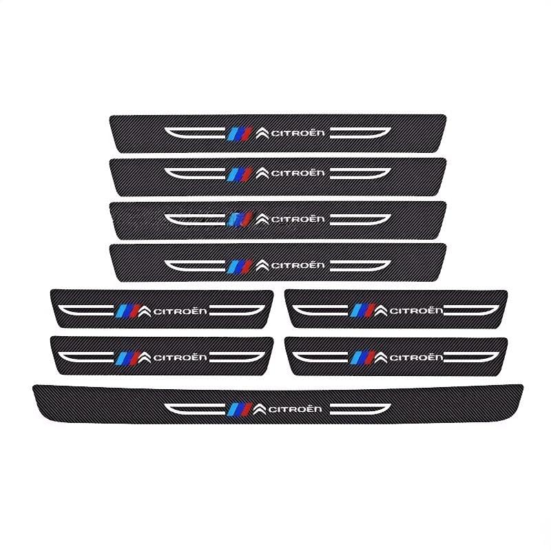 🚘【COPERTURA COMPLETA DA 9 PEZZI】Pezzi dimensionati per le portiere anteriori/posteriori e la soglia del bagagliaio per proteggere le aree di contatto comuni.
