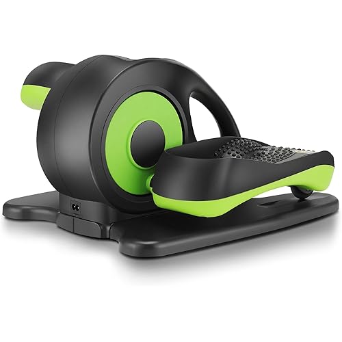 ANCHEER Under Desk Elliptical Machine - Quiet Pedal Exerciser for Seniors, Office & Home, Low-Impact Seated Leg Workout Equipment, Smart LCD Display, Remote Control