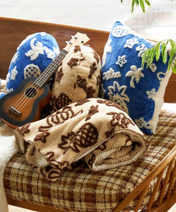 Amazon｜ブランケット ひざ掛け 大判 ハワイ雑貨 ハワイ柄 Kaiko