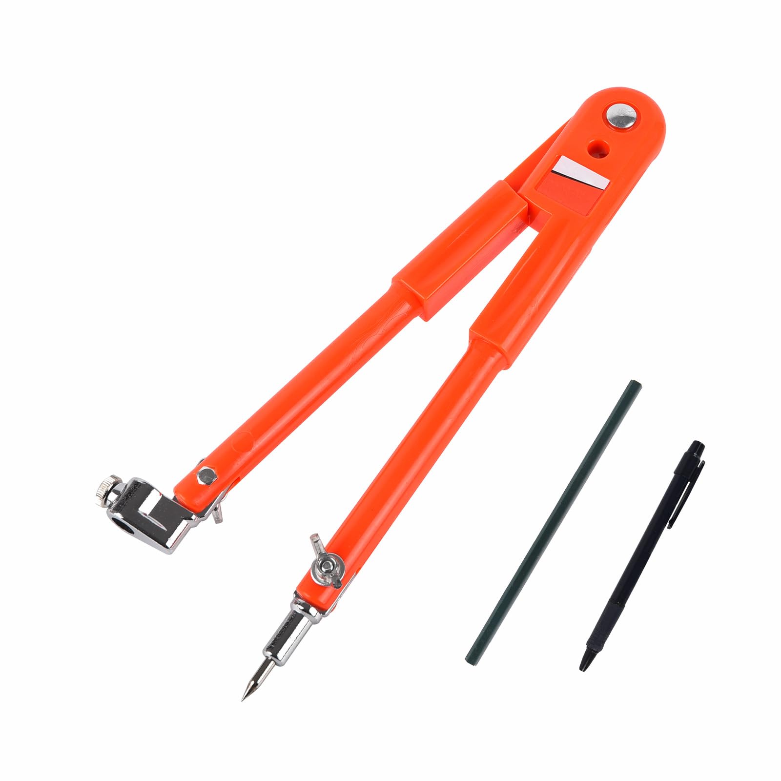 Boussole professionnelle pour le travail du bois, grande boussole, outils de charpentier pour dessin, dessin, travail du métal, 25 cm