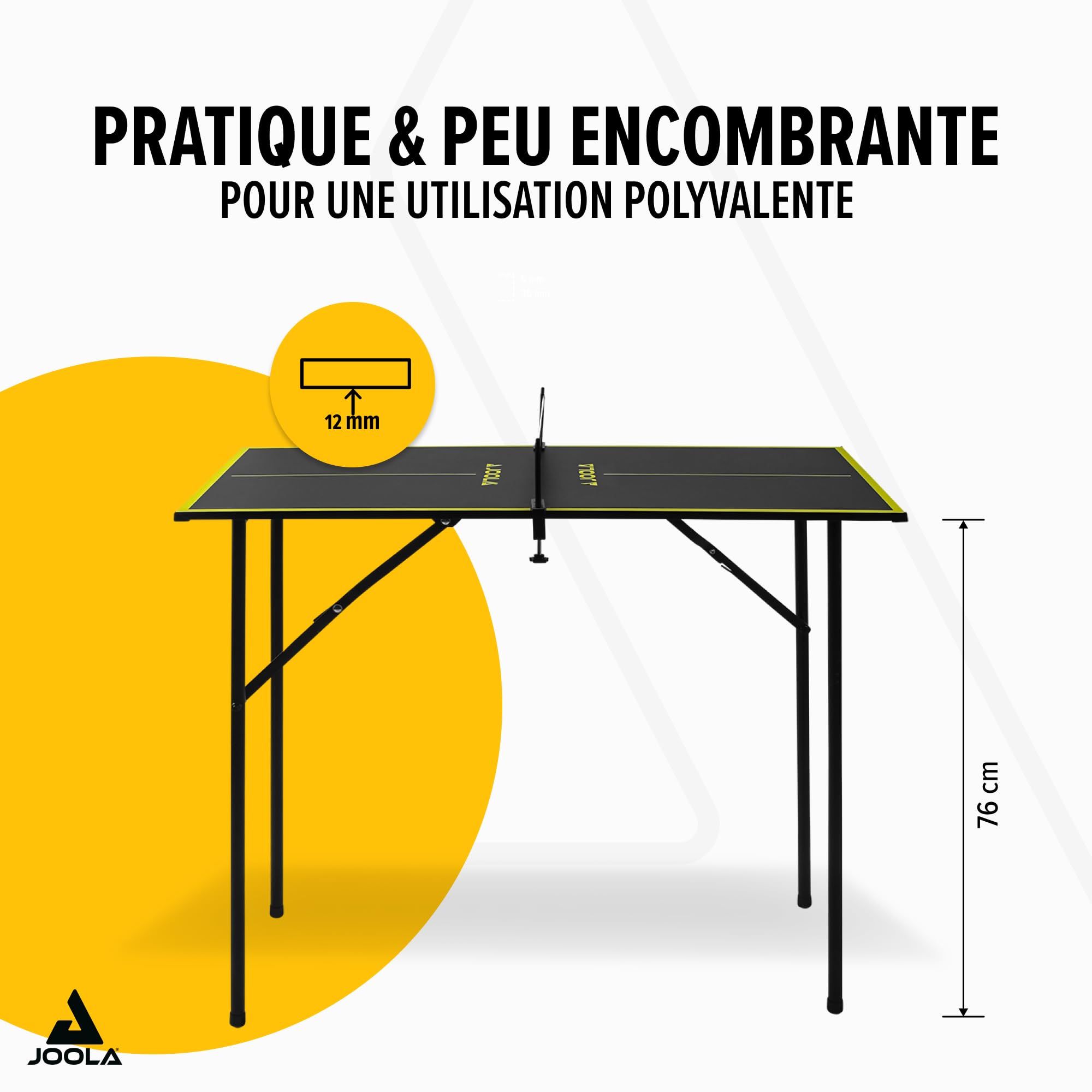 JOOLA Mini Table de ping-Pong d'intérieur avec Filet