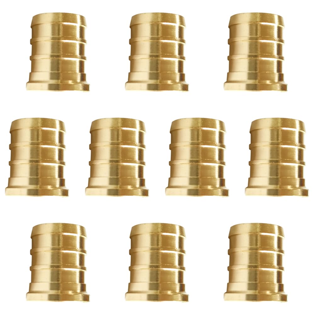 Amazon.co.jp: Joywayus 1/2インチ PEX バーブプラグエンドキャップ 真鍮圧着継手 (10個パック) : 産業・研究開発用品