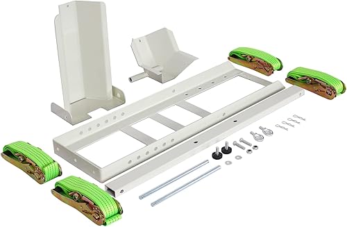 Miniatura 2 de Soporte de motocicleta de 1800 libras de capacidad, soporte ajustable resistente con 4 juegos de amarres