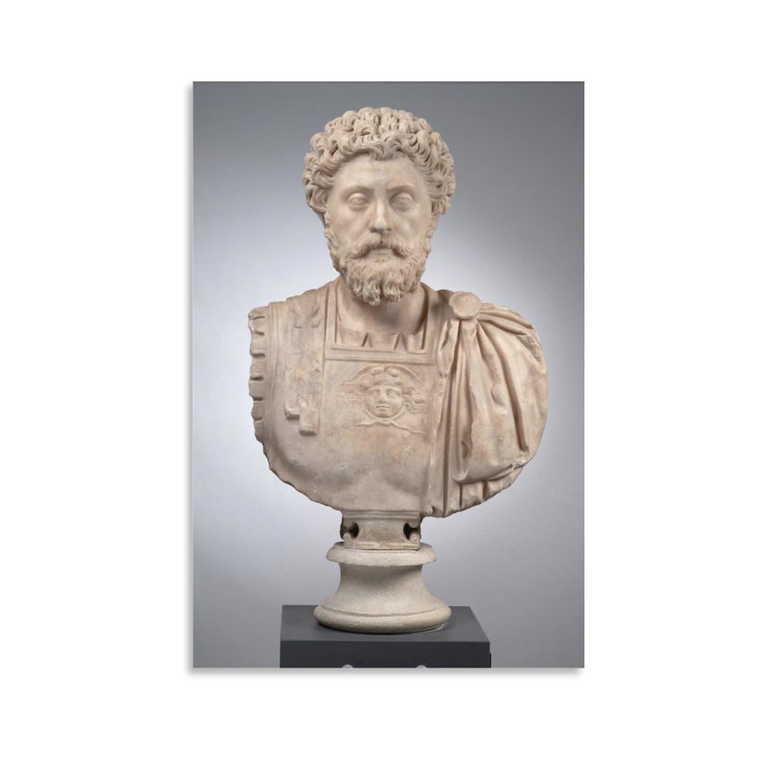 Marcus Aurelius Statue Poster Picture Print Canvas Poster Wall Paint Art Posters Decor Modern Home Artworks Gift Idea 24x36inch(60x90cm)