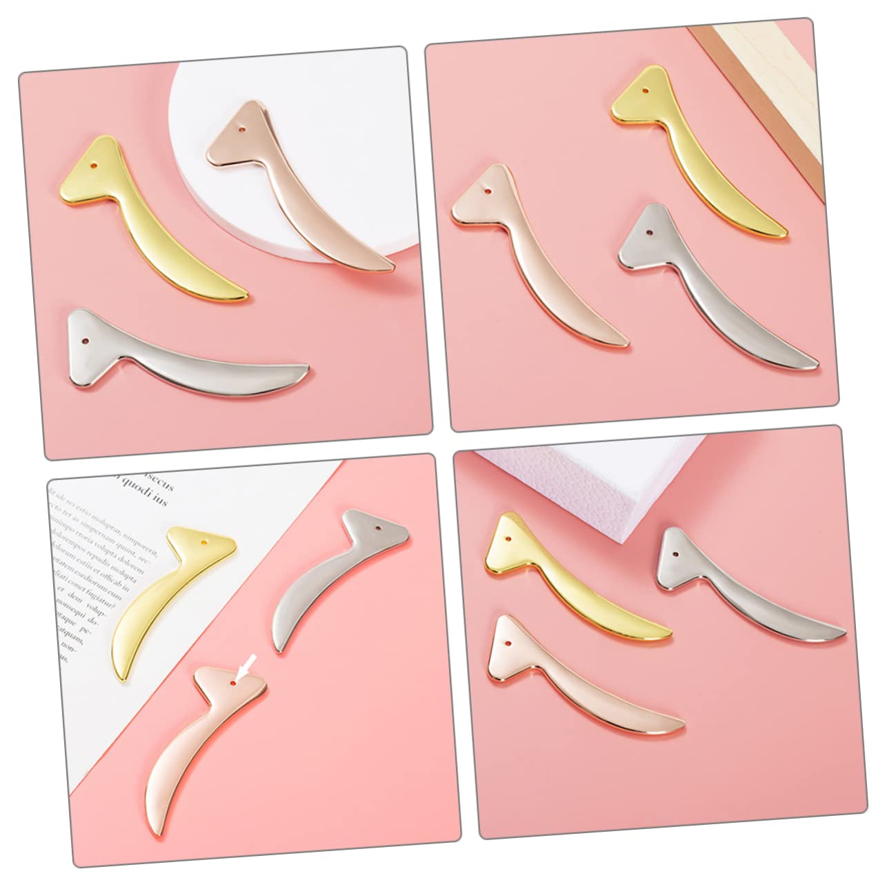 IWOWHERO Portable Eye Massager Stick 3pcs Skincare Spatulas for Travel and Daily Use