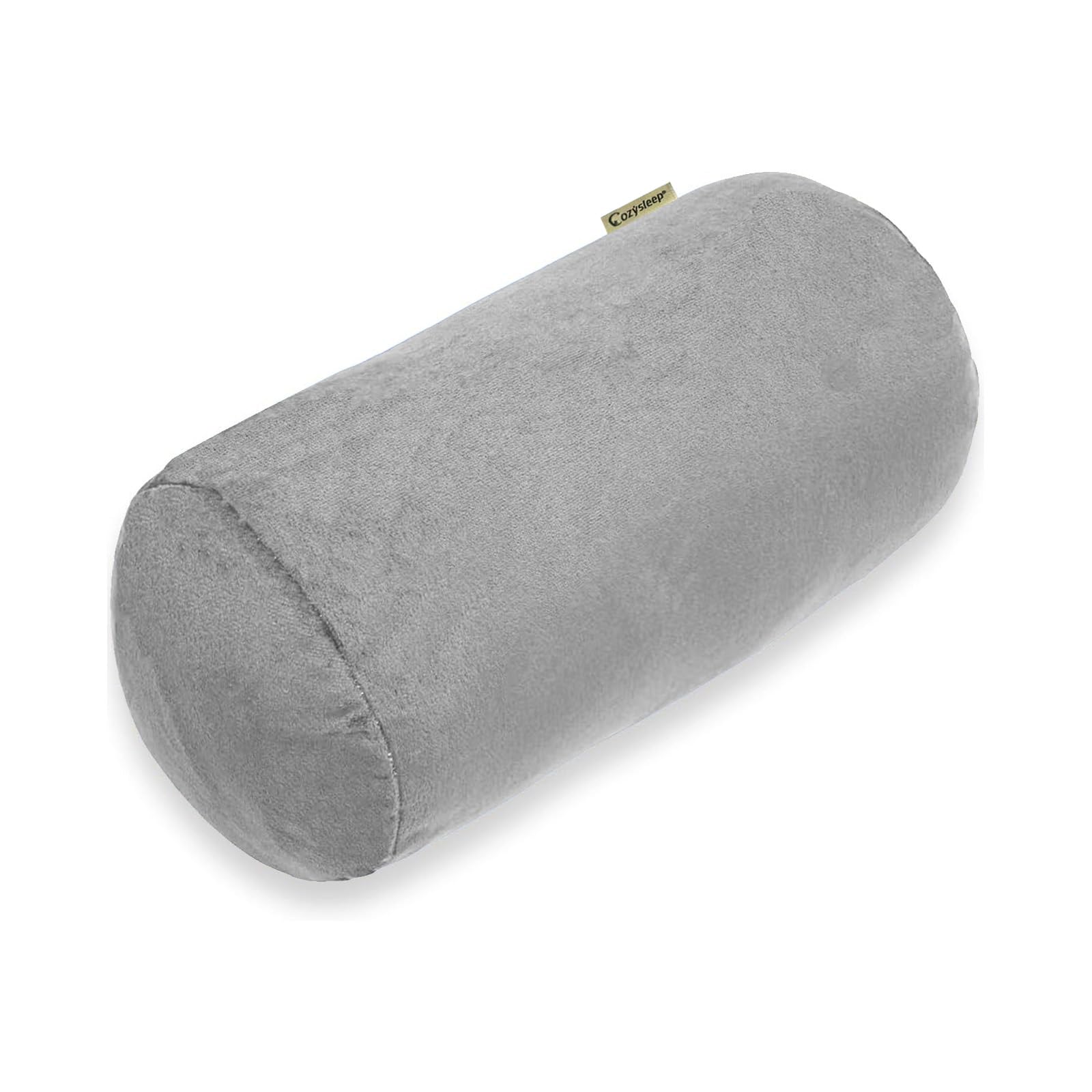 CozySleep Lumbar Pillow, Tubular Cushion, Excellent Texture, Comfortable, Fluffy, Back Pain Cushion, Multi-functional, Body Pillow, Nap Pillow, Nursing Back, Knees, Neck, Legs, Lumbar Cushion 筒型 gray