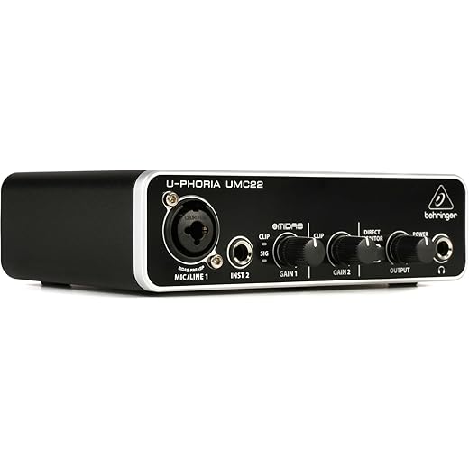 Behringer U-PHORIA UMC22 Audio Interface