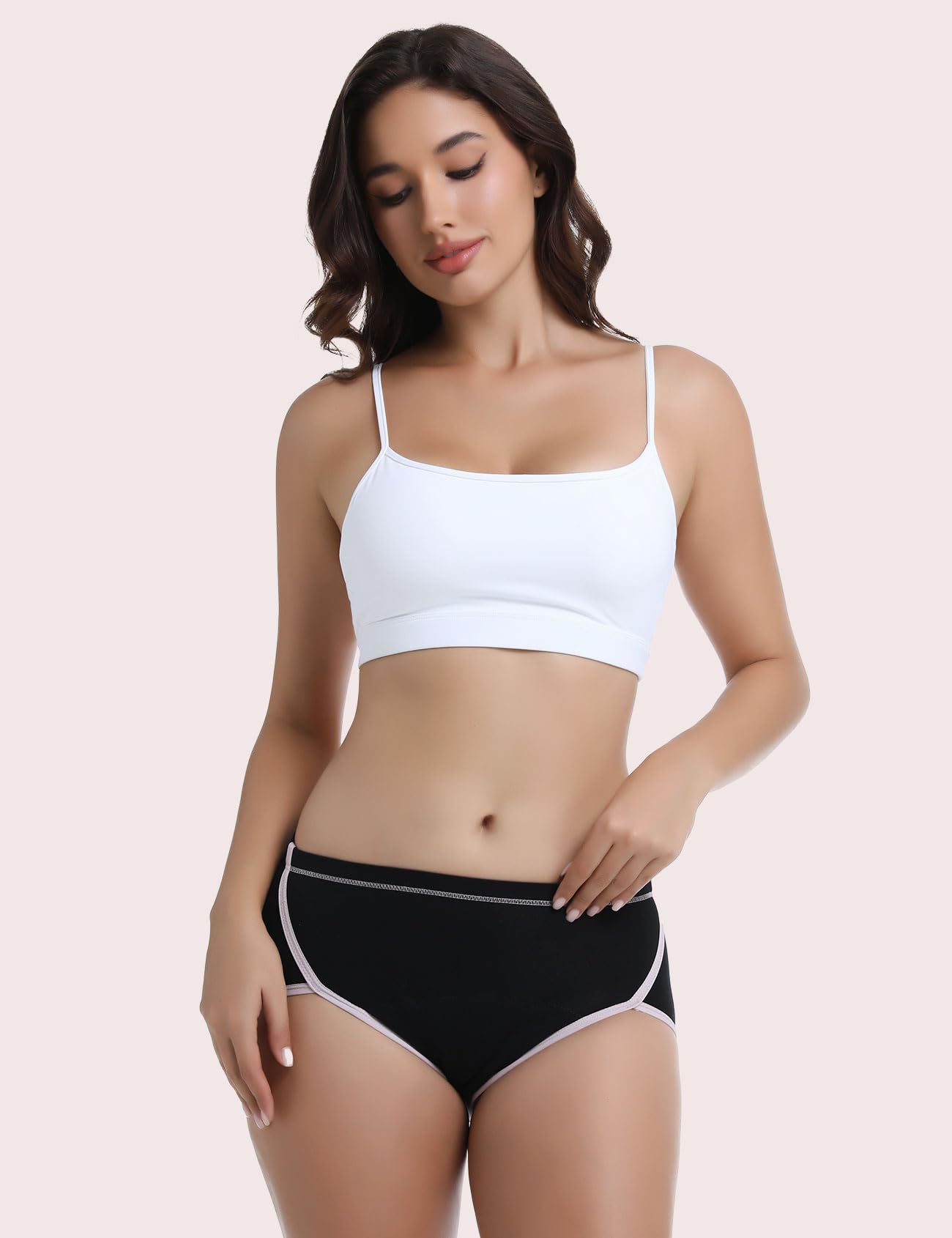 Carer 3er Pack Damen Inkontinenzslip 120 ml Saugfähigkeit mit Auslaufschutz | weiche diskrete wiederverwendbare waschbare Periodenunterwäsche für Inkontinenz oder Periodenschutz