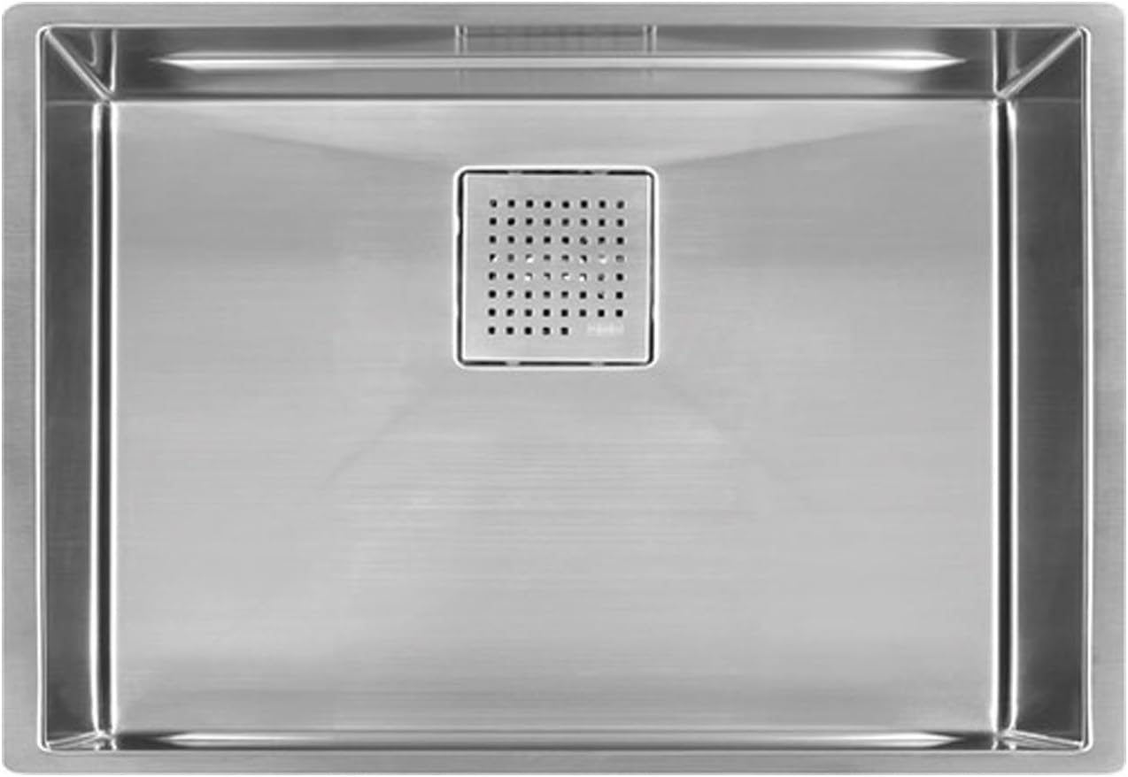 Franke PKX11025 Stainless Steel Sink with Square Drain
