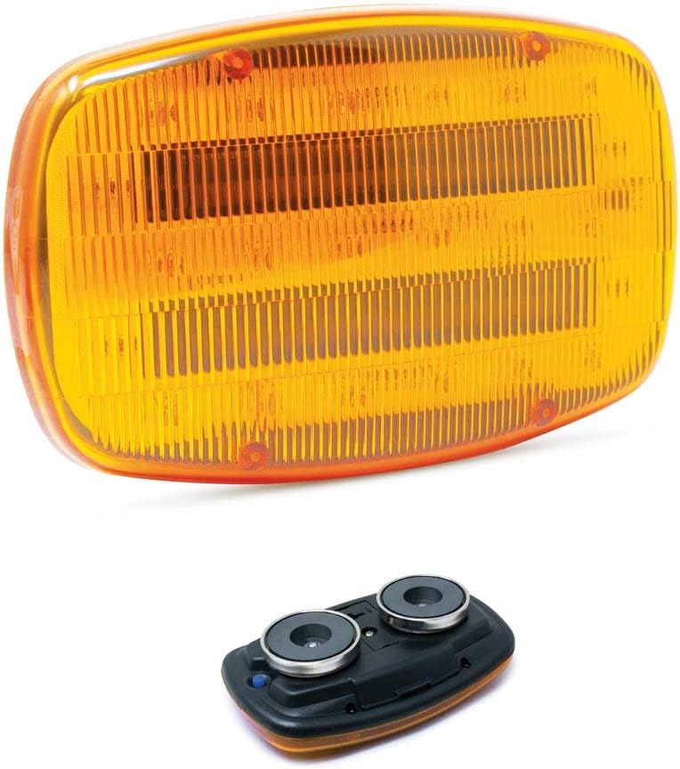 Pro LED MS35A Battery Powered Magnet Mounted Two Function Flashing Amber LED Light