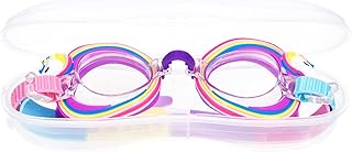 INOOMP Children Swimming Goggle Cartoon Design Kids Swim Goggle Portable Waterproof Goggle