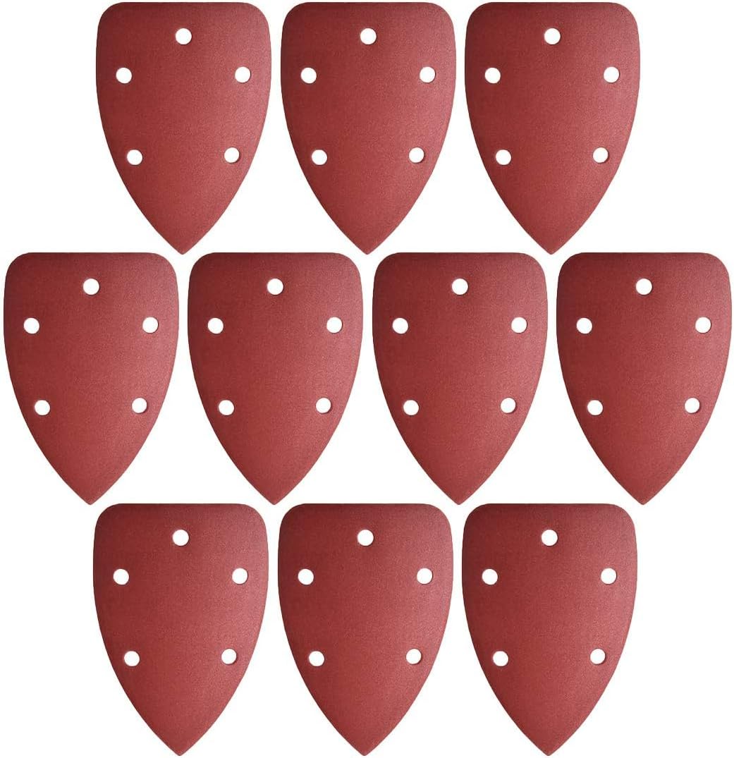 MACHSWON Triangular Sanding Paper,Triangle Oscillating Multi Tool,Hook and Loop Sanding Pads,150 Grits, 15pcs โ image 1
