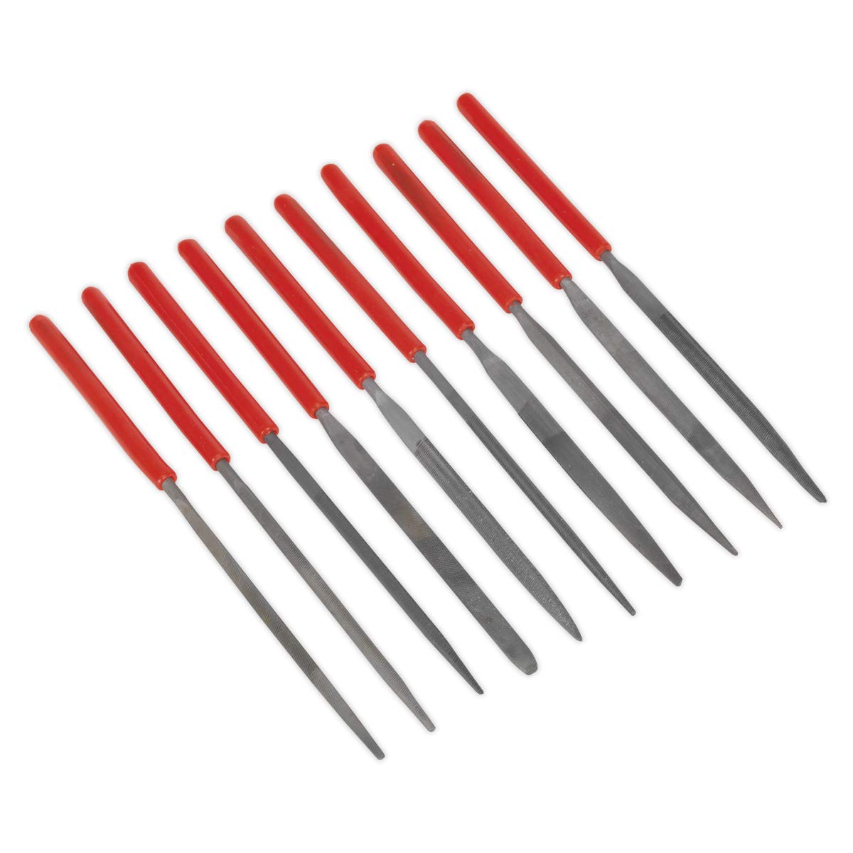 Sealey Multicolour Ak576 Needle File Set 10Pc