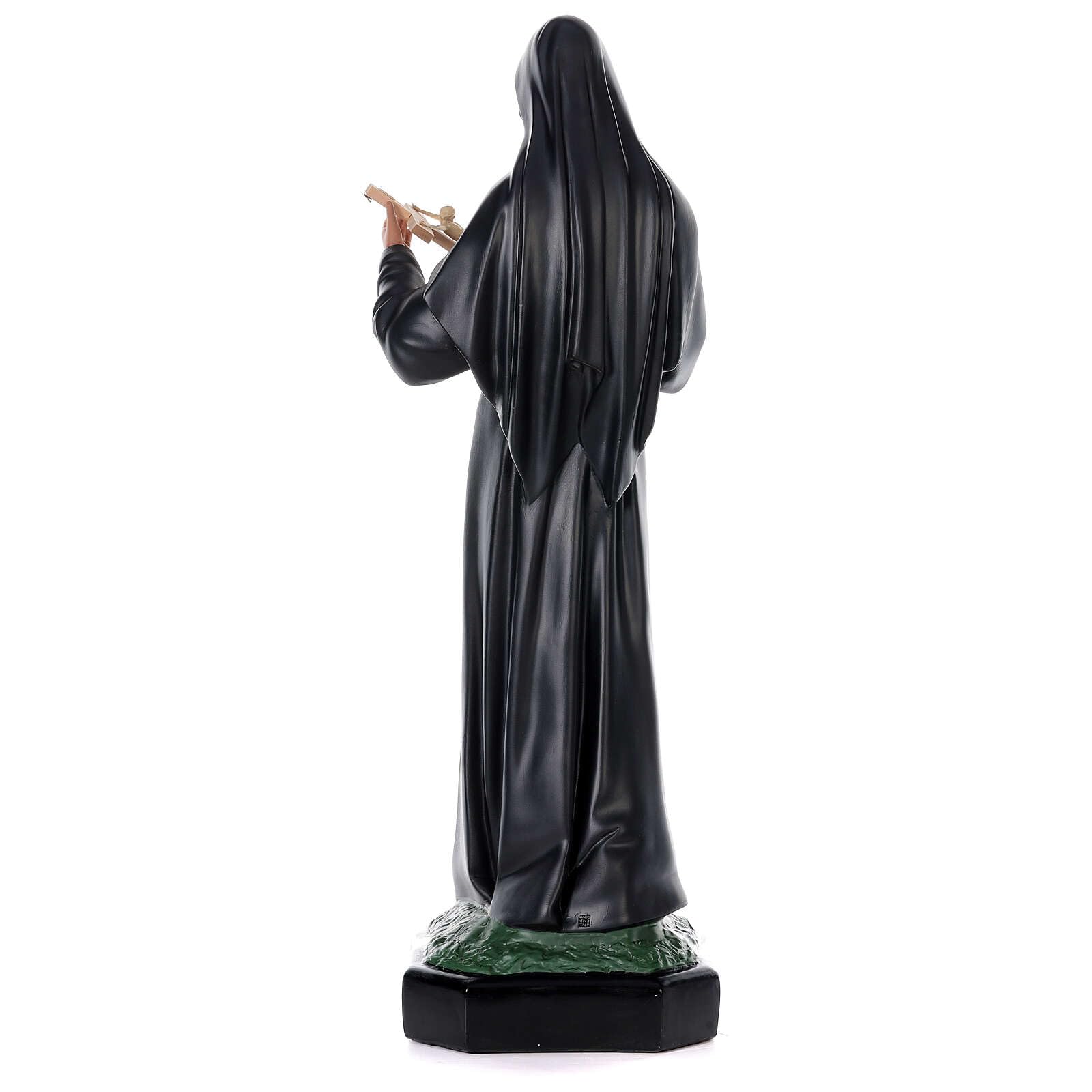 Holyart Statue in resina e PVC: Statua Santa Rita da Cascia 80 cm resina dipinta a mano Arte Barsanti