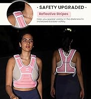 Vista 4 de Chaleco con peso para mujer y hombre, 6 libras, 8 libras, 10 libras, 12 libras, 15 libras, 18 libras, 20 libras, 25 libras, chaleco