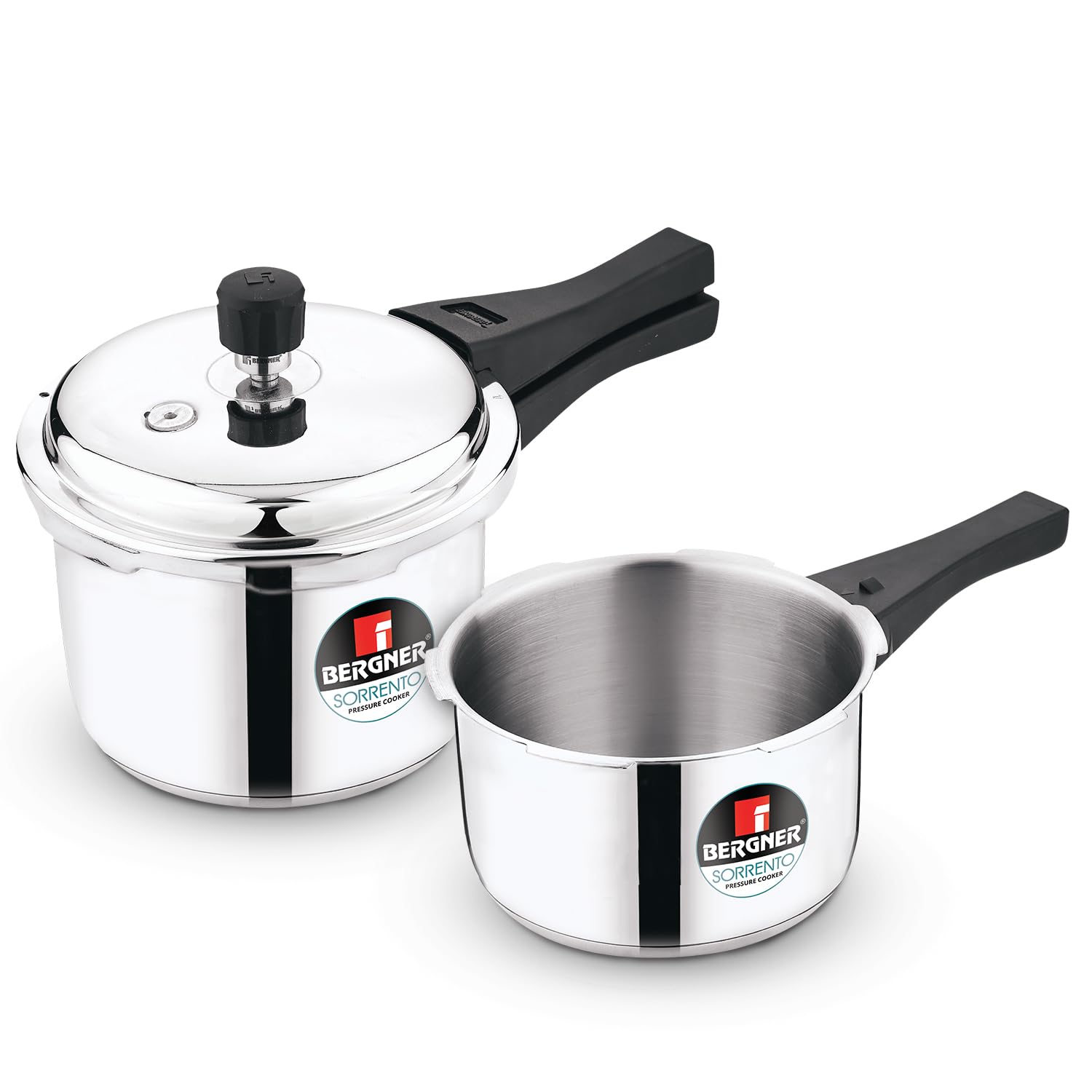 Bergner Sorrento Stainless Steel Pressure Cooker - 3L -12