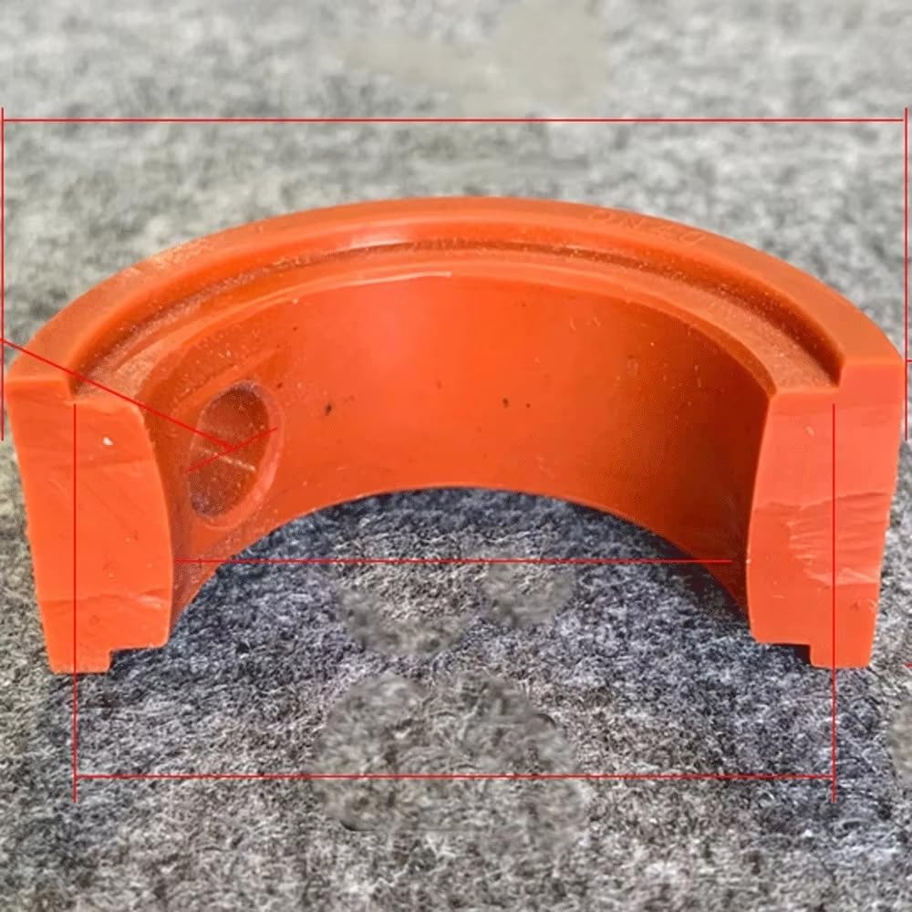 1 Uds. Junta de sellado VMQ roja de triple abrazadera 1,5 "2" 2,5 "3" 4 "5" 6 "reemplazo de válvula sanitaria(133mm Red)