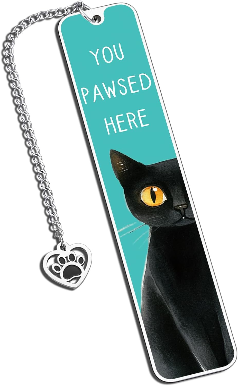 Cat Lover Gifts for Women Men, Black Cat Bookmark for Women Cat Lovers Friends Her, Book Marks for Reading, Reading Accessories for Book Lover, Bookish Gifts Christmas Stuffers