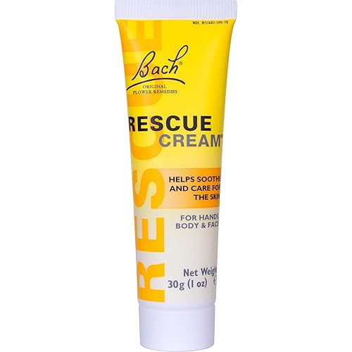 Bach RESCUE - Crema hidratante para el cuidado de la piel para manos cuerpo y cara manteca de karité esencias florales homeopáticas para aliviar el Bach RESCUE - Crema hidratante para el cuidado de la piel para manos cuerpo y cara manteca de karité esencias florales homeopáticas para aliviar el
