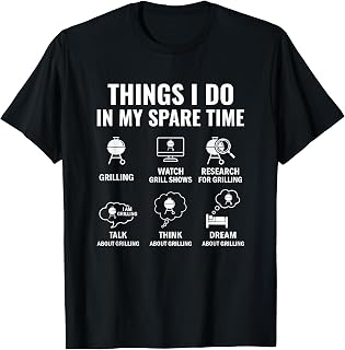 Things I Do In My Spare Time Pitmaster BBQ Brisket T-Shirt