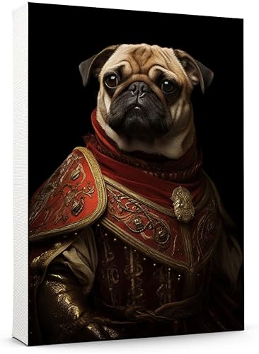 Miniatura 762 de Thuan Chow Chow Retrato de mascota con disfraz real de perro en un disfraz retrato de perro con vestimenta Retrato medieval de mascota retrato