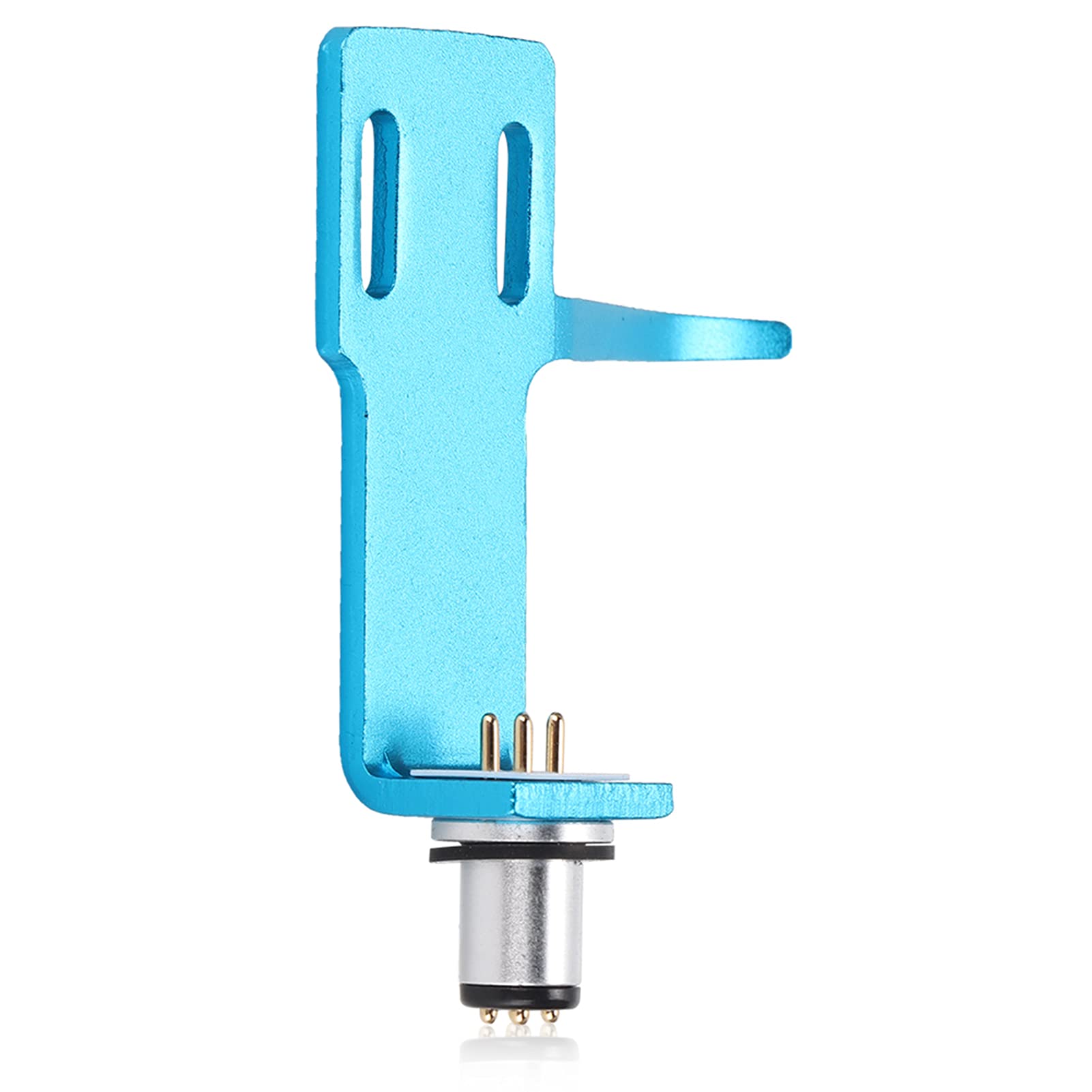 Phono Headshell, Giradischi Giradischi Lettore Fonografo con Cavo di Collegamento, Cartuccia Fono di Fascia Alta Kit Giradischi (blu)