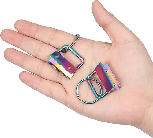 Vista 48 de SPEEDWOX Accesorios para llavero con anillo dividido, juego de correas para manualidades