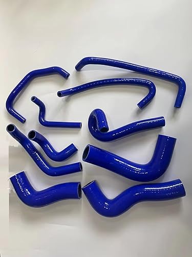 Miniatura 2 de Para Mazda MX-5 MX5 Miata 1.8L BP 1994-1997 95 96 97 manguera de calentador de radiador de refrigerante de silicona (negro)