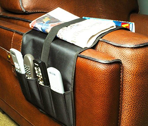Atlantic Remote Caddy Washable Durable - 12 inch Wide, 36 inch Long, Holds 4 Remotes and More PN96635642