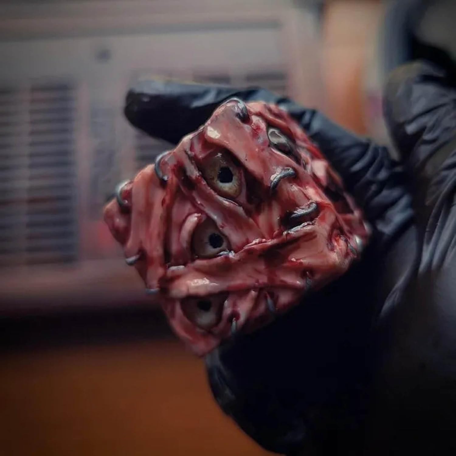 Unique Eye of Destiny Dice-Realistically Detailed Eyes Dices,Eye of Fate Dice with Realistic Eyeball Design Representing The Dices Point,for Role Playing and Halloween Table Decor (3pc)