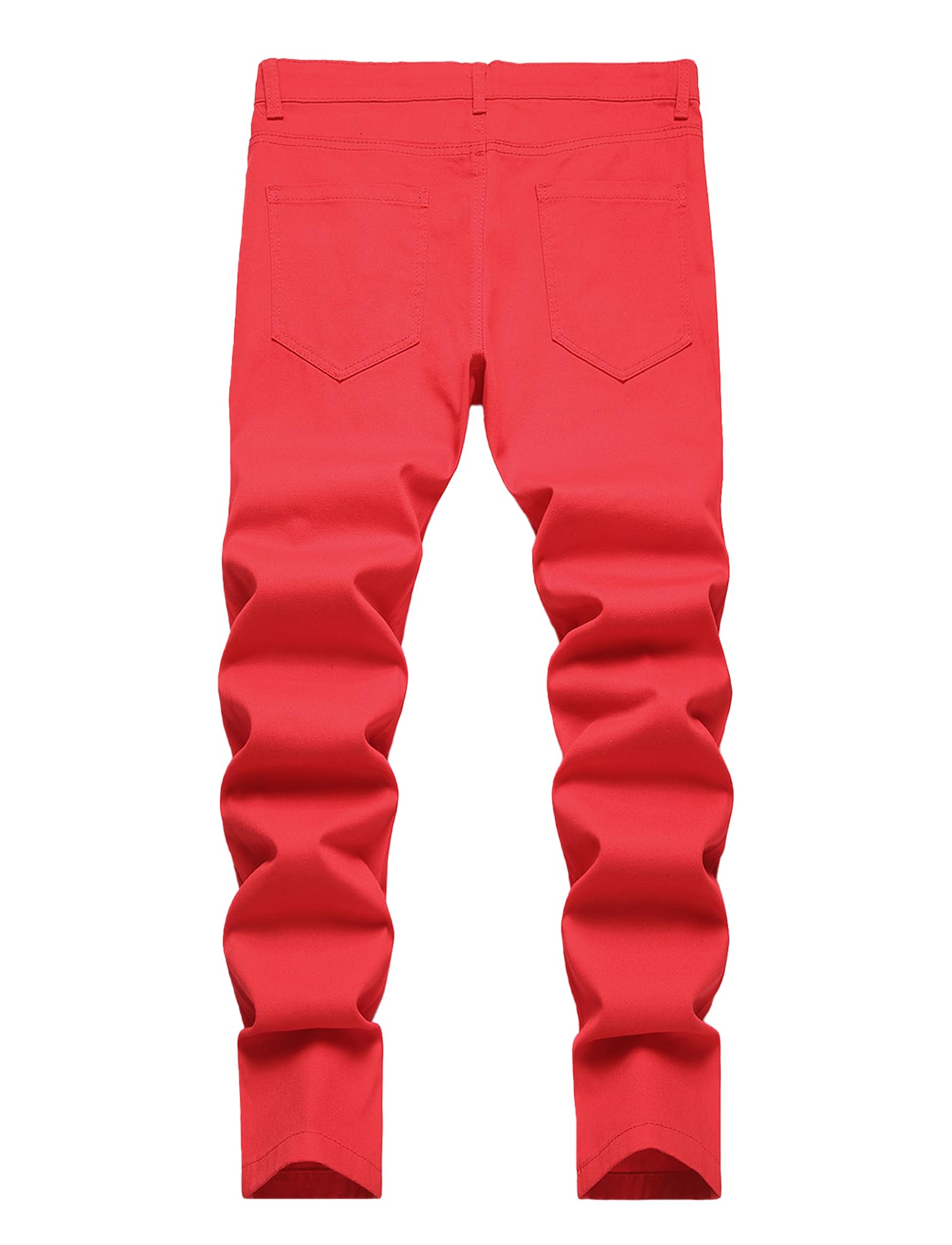 FEOYA - Jeans da ragazzo, pantaloni in denim slim fit, jeans skinny slim fit fit slim fit per adolescenti e jeans elasticizzati casual comodi 5-16 anni