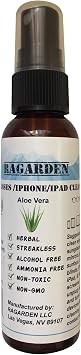Eyeglasses/iPhone/iPad Cleaner. Aloe Vera Floral Water. 2 oz Spray Bottle.