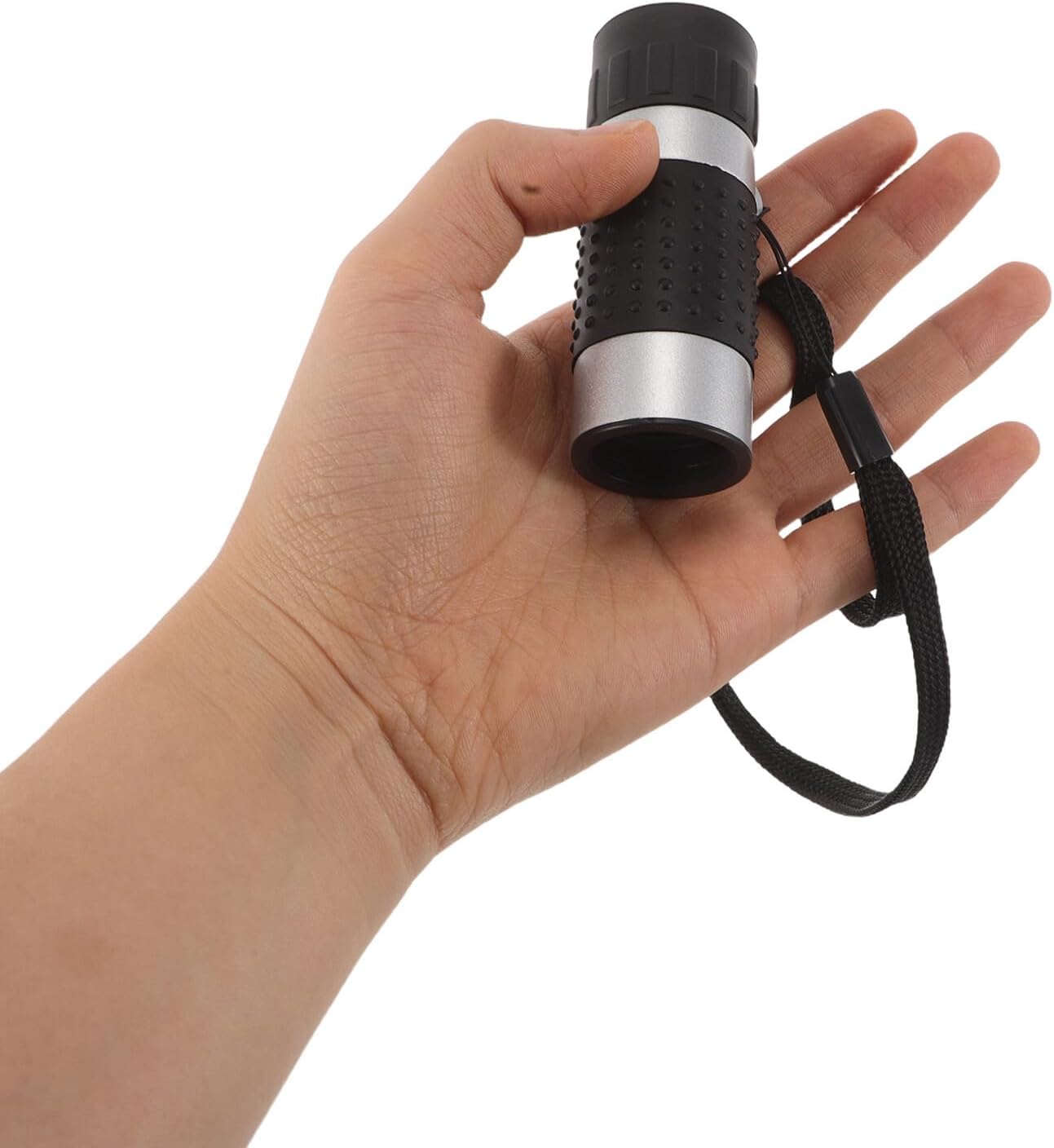 Kisangel Compact Golf Rangefinder Monocular with Reticle Scale, Handheld Small Telescope for Outdoor Golf Training and Distance Measuring