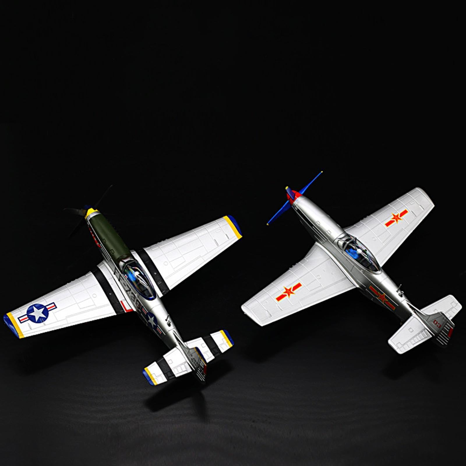 Amazon.co.jp: T Tooyful 合金 1/48 P51 マスタング戦闘機モデル