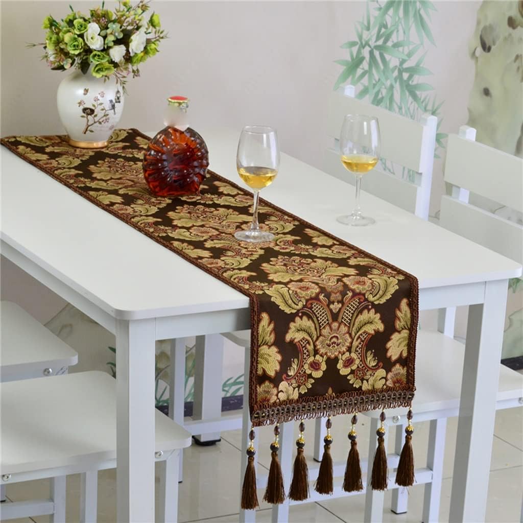 Table Runner Wholesale Embroider Sequin Table Runners for Wedding Hotel Dinner Party(30X200cm)