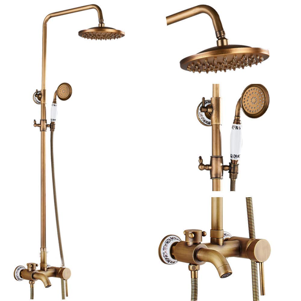 Douche en porcelaine en céramique et laiton pour éliminer les fuites