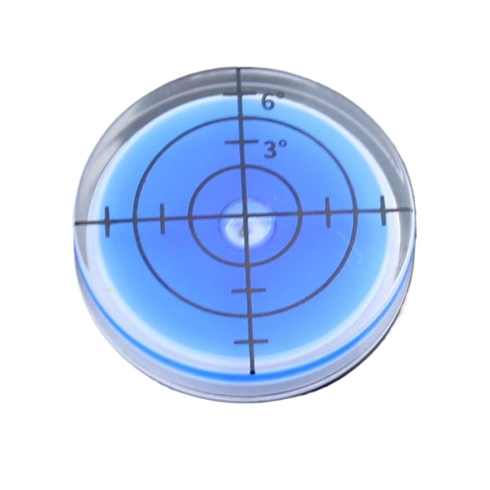 Jpvlcndj Blue Spirit Level Bubble Mini Small Circular Horizontal Bead 25X5mm