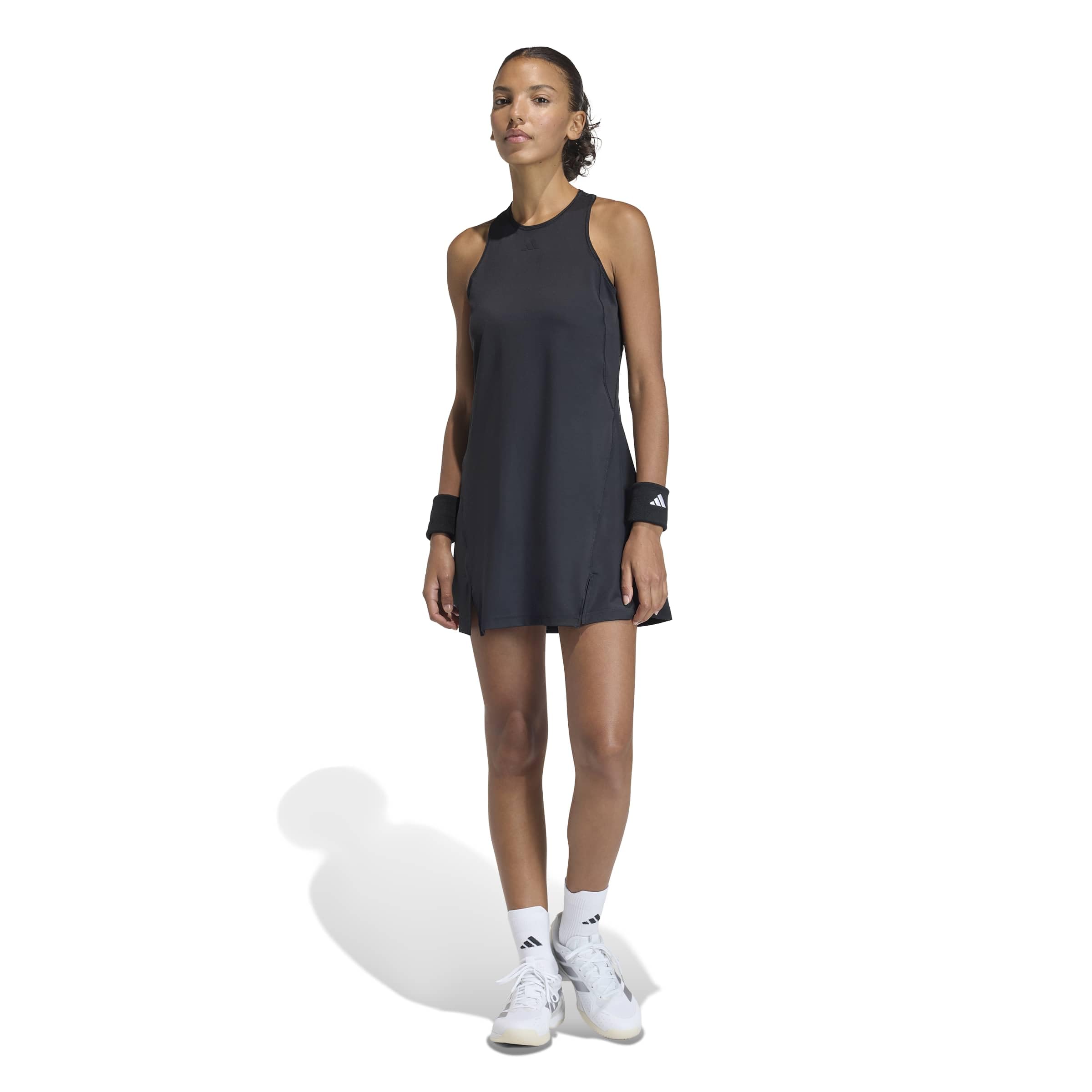 adidas Women's Club Tennis Climacool Dress, Black/Black, S