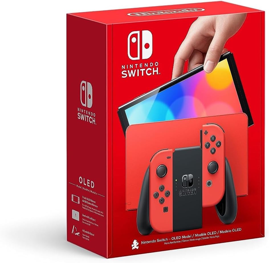 Nintendo Switch OLED with Joy-Con - Mario Red Edition
