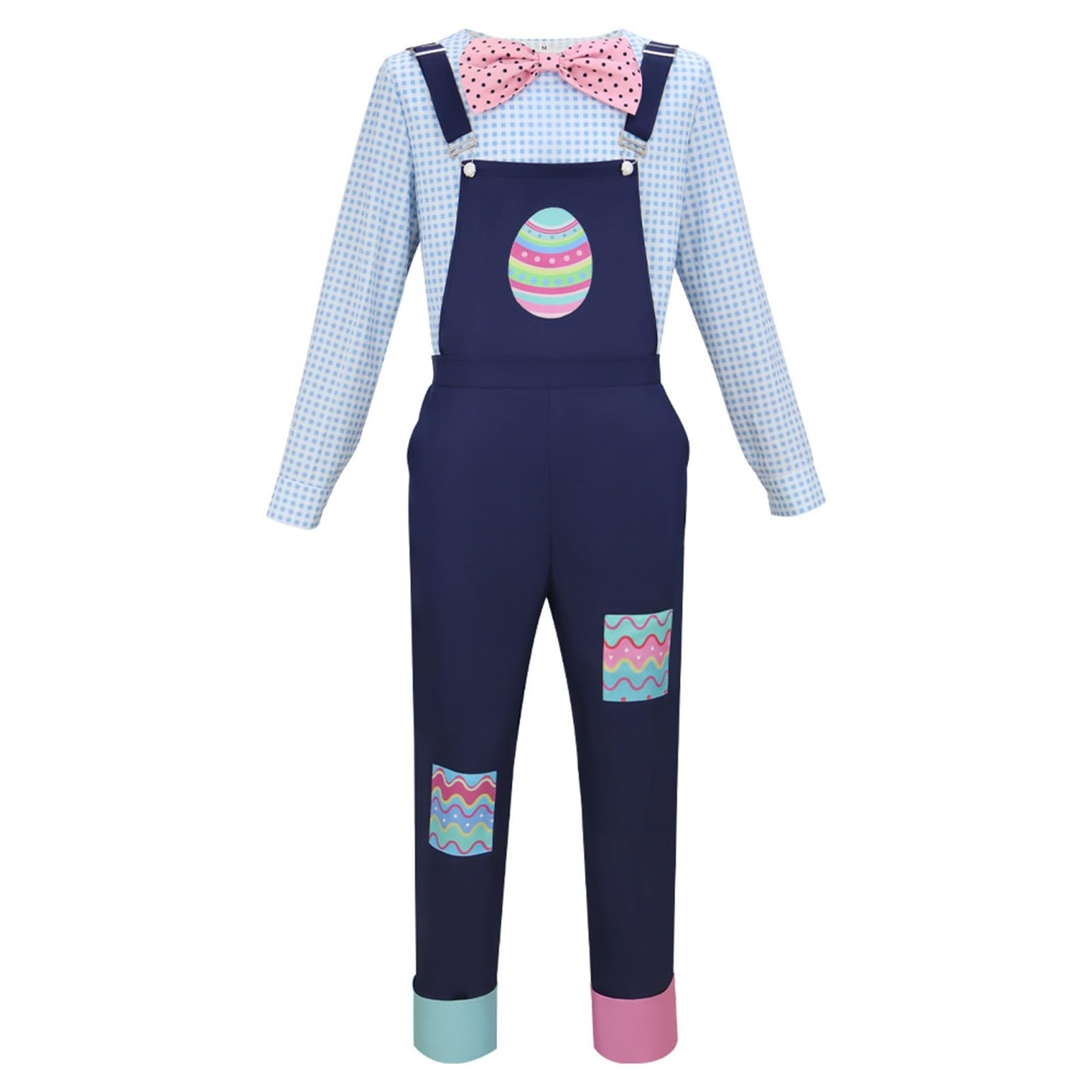 Jumpsuit Damen Sommer Kuschelig Latzhose Baggy Jeans Lange Hose Overall mit Verstellbaren Hosenträgern Arbeitshose Arbeitskleidung Cowgirl Kostüm Latzkleid Outdoor Streetwear