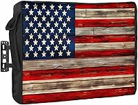 Vista 9 de Cubierta de TV para exteriores con bandera americana de 40 a 43 pulgadas resistente a la intemperie e impermeable, carcasa de TV para exteriores